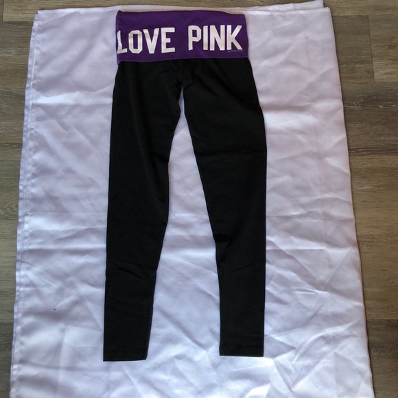 Victoria’s Secret PINK Black Leggings - Picture 3 of 5